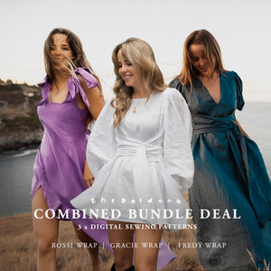 Combined Bundle Deal: The Gracie, Rossi & Fredy Wrap Pattern Bundles